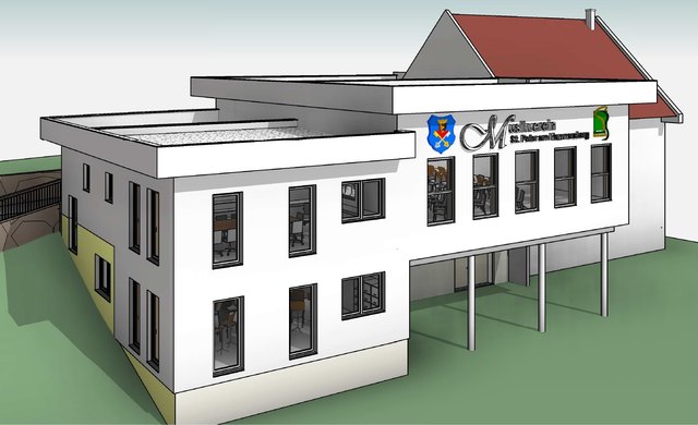 So wird das neue Musikerheim aussehen. Foto: KK