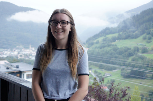 Marina Ulrich auch Zams geht auf dem zweiten Platz für die JVP ins Rennen.