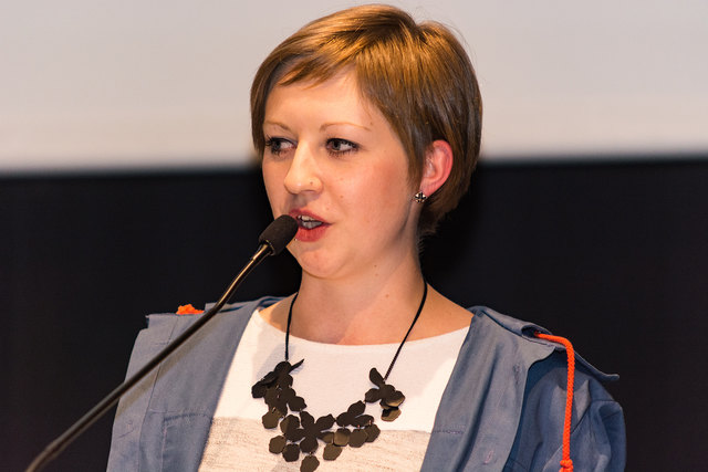 Neue Vorsitzende Nina Andree. | Foto: Roland Langthaler