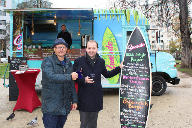 Street Food ist nicht nur im Sommer ein Thema. Auch im Winter bieten die Food Trucks und Garküchen kulinarische Specials. | Foto: Stadt Linz