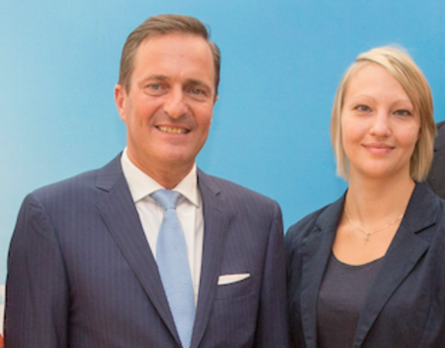 Die Wiednerin Caroline Hungerländer (am Foto mit ÖVP-Landtagsabgeordneten Manfred Juraczka) hat vom Bezirksparlament in den Landtag gewechselt. | Foto: ÖVP Wien