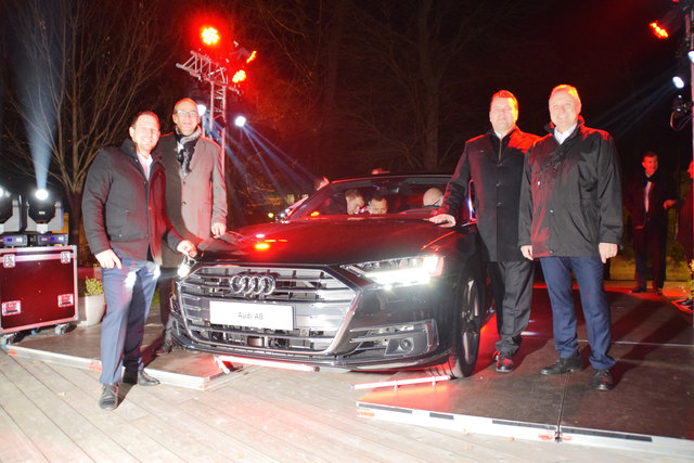 Matthias Trappl (Betriebsleiter Langenlois), Stefan Röglsperger (Prokurist & Geschäftsleitung Krems), Jürgen Strohmar (Prokurist & Geschäftsleitung Tulln), Martin Pötschner (Betriebsleitung Tulln).﻿ | Foto: Pricken