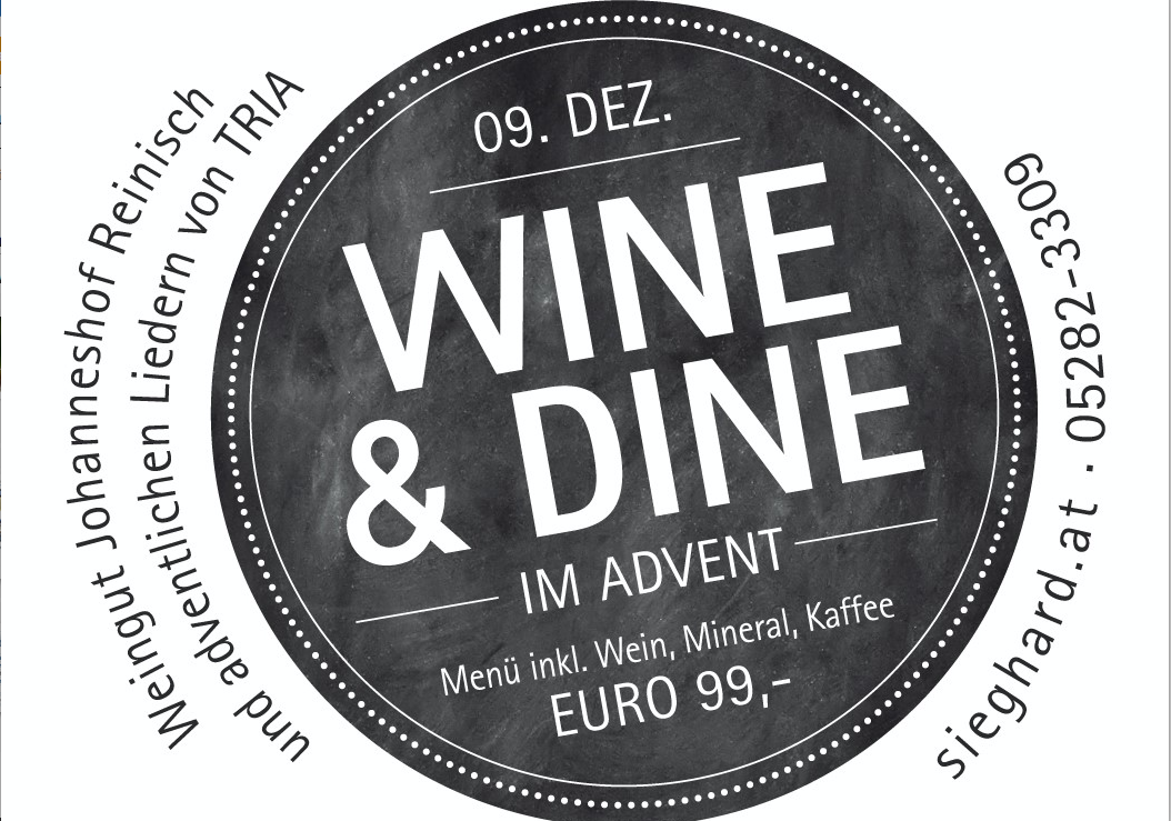Ein unvergesslicher Abend mit kulinarischen Leckerbissen und Unterhaltung vom Feinsten!
Wir starten um 19 Uhr mit dem Aperitif und Happen am Pavillon direkt gegenüber vom Hotel Sieghard.