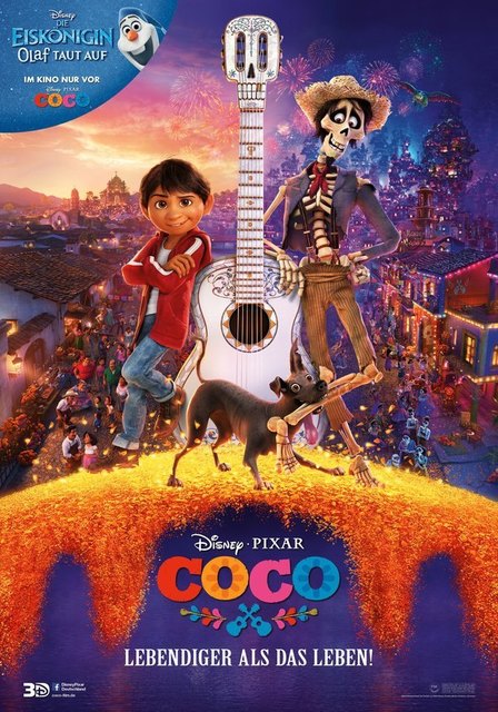 "Coco" ist ab 30. November im Megaplex PlusCity zu sehen. | Foto: Hollywood Megaplex/Disney Pixar
