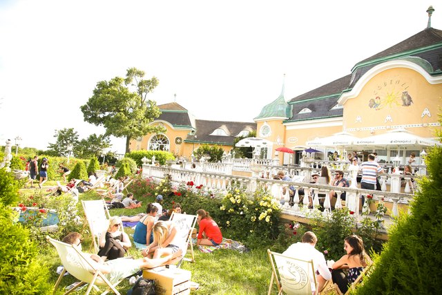 Im Zuge der Zwischennutzung gab es heuer am Schloss Cobenzl viele Pop-Up-Events, Picknicks und kulturelle Veranstaltungen. | Foto: PID/Fürthner