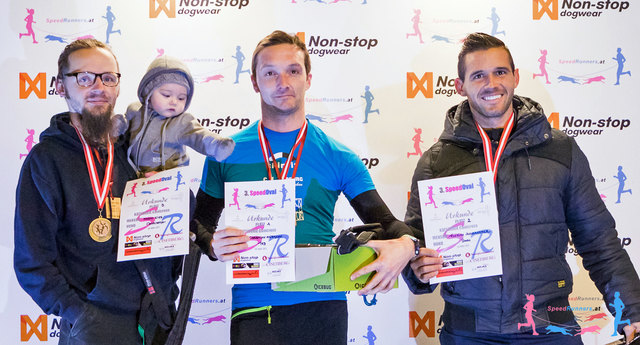 Canicross Herren Platz eins bis drei © SpeedRunners.at