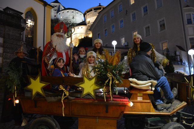 Auch heuer wird der Nikolaus in den Kufsteiner Stadtpark einziehen. | Foto: Stadt Kufstein