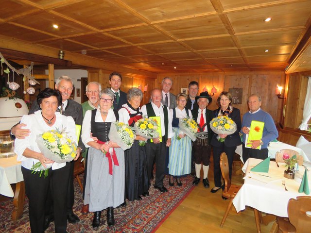Franz Rinner Reith bei Seefeld: Goldene Hochzeiten 2017 gefeiert - Telfs