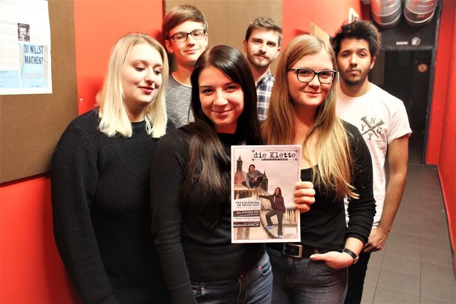 Foto (Triebwerk): Haben „die Klette“ gegründet: Alexandra Onet, Clemens Wagner, Stefanie Marek, Fabian Novakovics, Iris Strasser und Pablo Scheuhammer. (Nicht im Bild: Lisa Hummer, Janine Tremmel, Tobias Eisinger, Katrin Scharmitzer)﻿ | Foto: Triebwerk