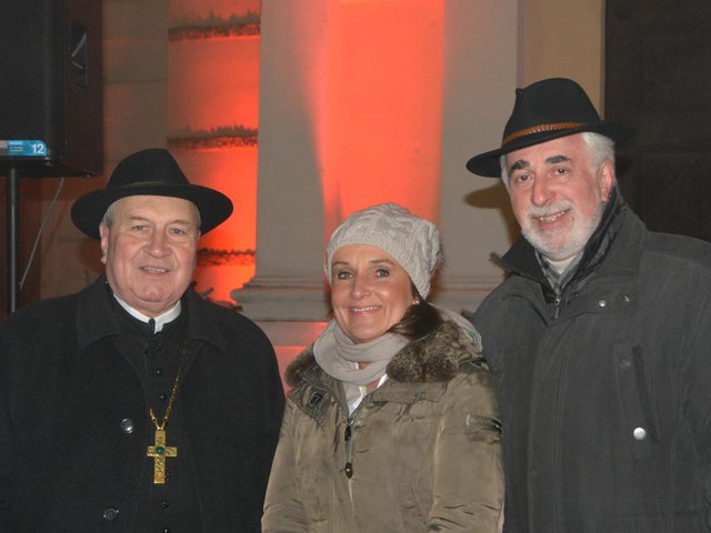 Sorgten für eine würdige Eröffnung: Propst Maximilian Fürnsinn, Evelyne Moser-Bruckner, Herzogenburgs Bürgermeister Franz Zwicker.