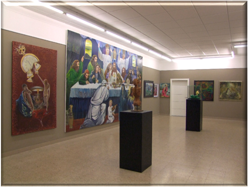 Zur Zeit ist auch die Ausstelleung "Ernst Fuchs - Begegnungen" in der Galerie zu sehen