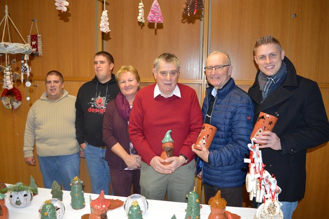 Foto: Mario und Martin Groiss, Leiterin Elfriede Rosnak, Anton Stimakovits, Werner Gradwohl, Patrik Fazekas