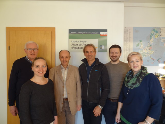 Das Lenkungsteam: Franz Hauser, Simone Puchner, Johann Reiter, Leo Gander, Alexander Staufer und Nicole Eder (v.l.).