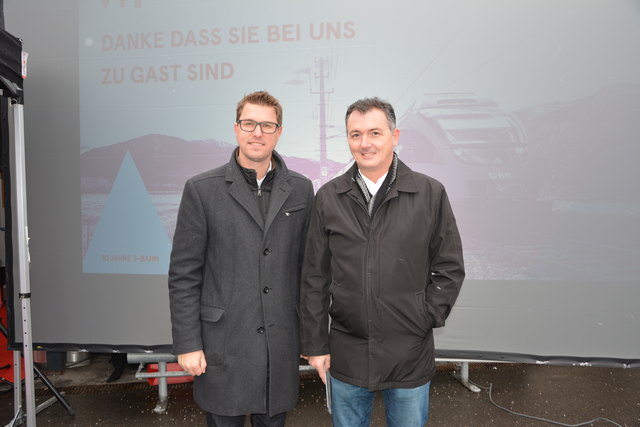 V.l.: Bgm. Christian Härting (MG Telfs) und Bgm. Andreas Schmid (Gem. Pfaffenhofen).