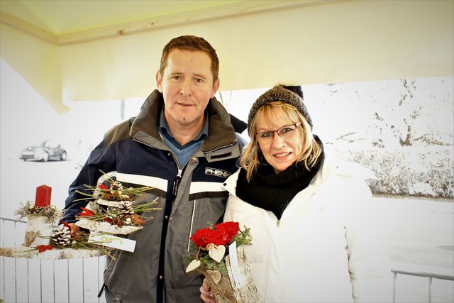 Michael Šumnik mit Elvira Steiner