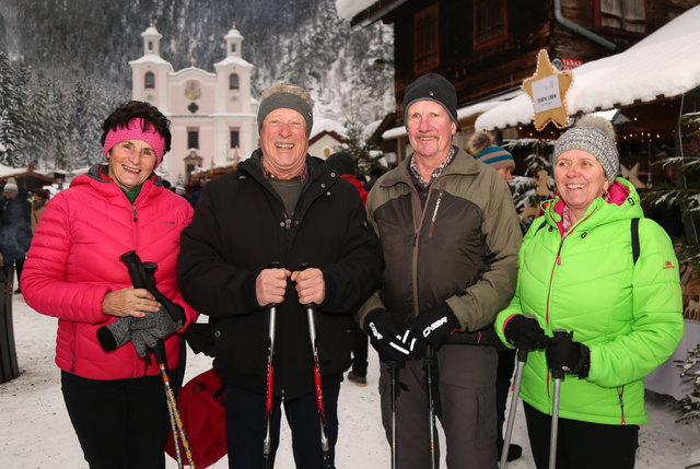 Gertraud und Martin Hollaus mit Hans und Rosmarie Fuchslechner.