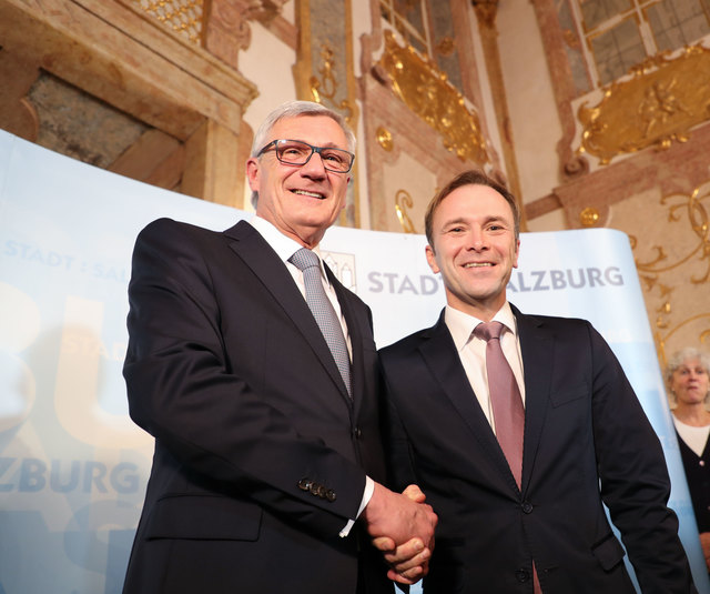 Gehen in die Stichwahl: Harald Preuner (links) und Bernhard Auinger (rechts) | Foto: Neumayr