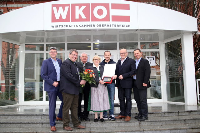 Stefan Praher, Thomas Mayr-Stockinger, Herbert, Josefine und Clemens Grabmayr, Laurenz Pöttinger, Hans Moser | Foto: Andreas Maringer