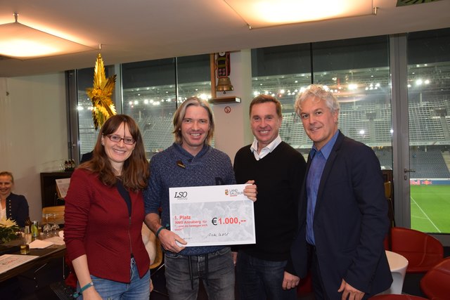 Siegerehrung des Sportprojekts an Schulen „und sie bewegen sich doch!" 1. Platz für die NMS Annaberg. | Foto: LSR Saltzburg/Bieber Roland