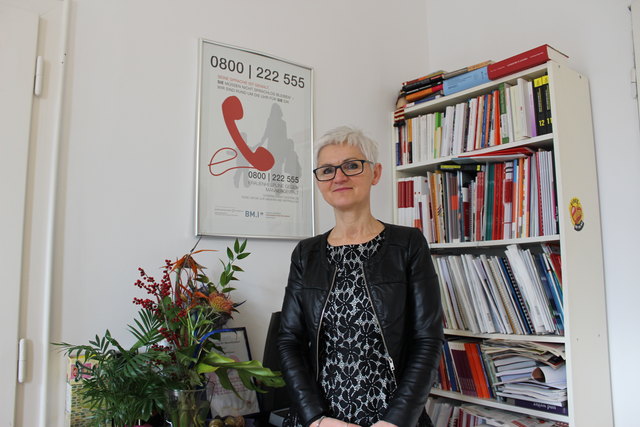 Maria Rösslhumer ist seit 1997 Geschäftsführerin des Vereins Autonome Frauenhäuser.