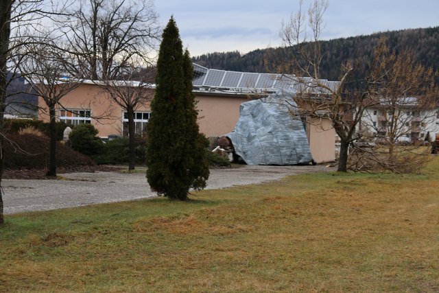 So sieht es bei einigen Häusern in Ferlach aus | Foto: FF Ferlach
