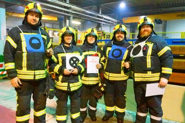 Die erfolgreichen Kienberger Feuerwehrkameraden. | Foto: FF Kienberg