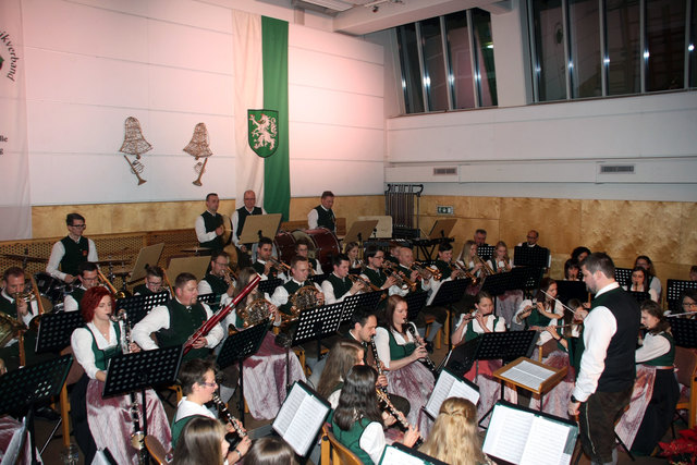 Die Muskkapelle Hollenegg konnte sich über ein gut besuchtes Weihnachtskonzert freuen. | Foto: Herbert Krainer