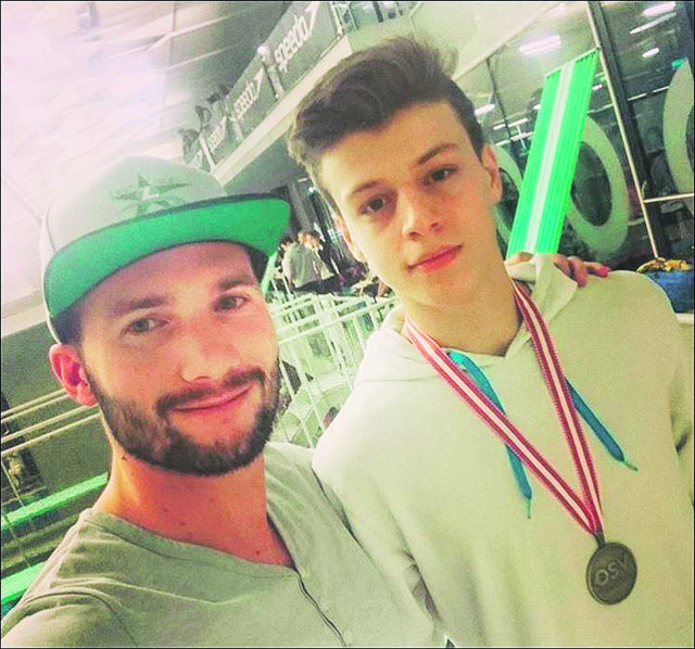 Christian Wohlmutter und Florjan Shurdhaj.