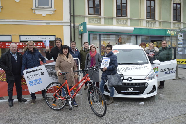 Die Mitglieder des Wirtschaftsverein Zukunft Völkermarkt freuen sich auf viele Besucher bei der großen Schlussverlosung