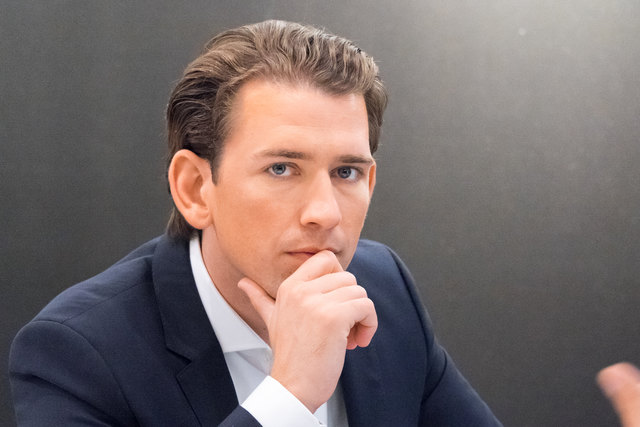 Sebastian Kurz bestätigt nach seinem Gespräch mit dem Bundespräsidenten die Medienberichte. | Foto: Arnold Burghardt