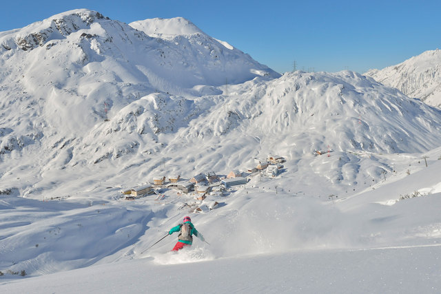 Dank der hervorragenden Schneelage herschen perfekte Bedingungen. | Foto: TVB St. Anton am Arlberg / Sepp Mallaun