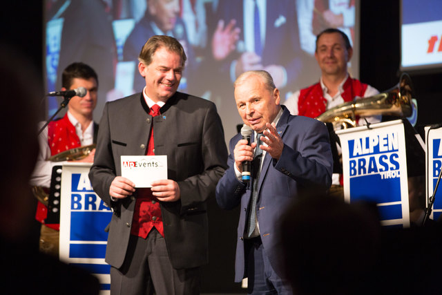Hubert Trenkwalder mit Arthur Thöni.