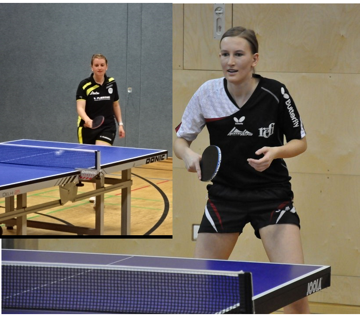 Links Carina Müller, Sabrina Koch vom TSV AustriAlpin Fulpmes