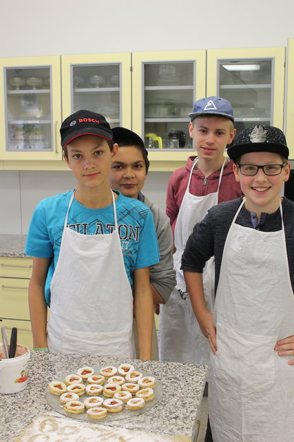 Tobias Grill, Ibrahim, Jonas Eichinger und Christoph Kaiser. | Foto: Elisabeth Reischauer