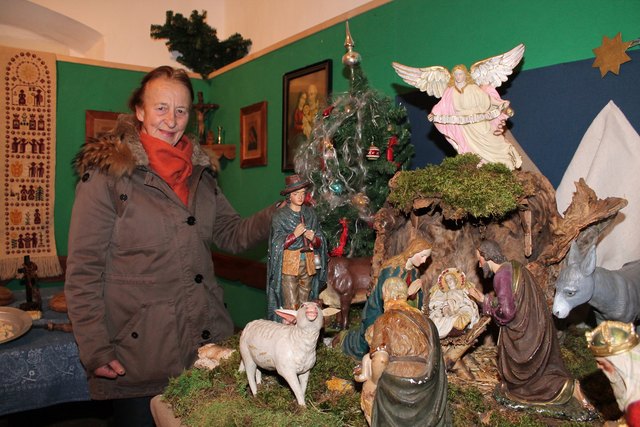 Expertin Inge Auer im Brauchtumsmuseum Metnitz