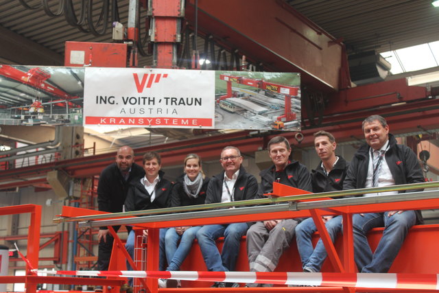 „Teamwork“ steht bei der Firma Voith im Vordergrund. | Foto: Voith Traun