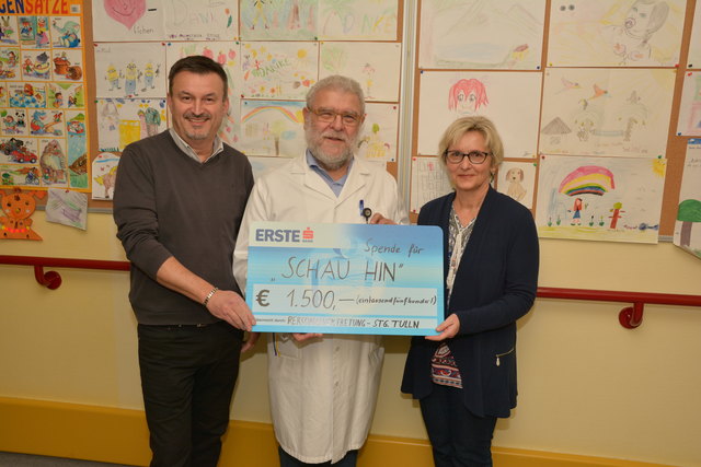 Wolfgang Schneider, Hans Salzer und Susi Poisinger. | Foto: Foto: Stadt Tulln