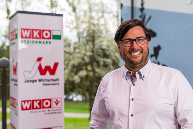 Hannes Buchhauser, Vorsitzender der Jungen Wirtschaft Voitsberg, hat für 2018 einiges vor.