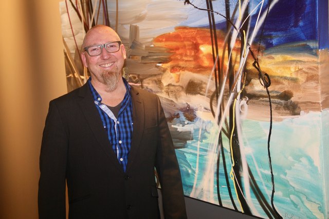 Richard Fuchsfreut sich über die Möglichkeit zur Ausstellung.