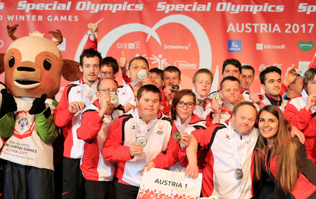Ein Fest, das die Herzender Menschen berührt hat: Die Special Olympics World Winter Games in Schladming, Ramsau und Graz haben im heurigen Frühjahr ein deutliches Zeichen für bessere Inklusion gesetzt. | Foto: GEPA