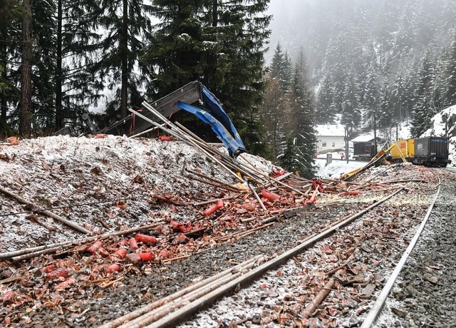 GÜTERZUG ENTGLEIST-BRENNER | Foto: zeitungsfoto.at