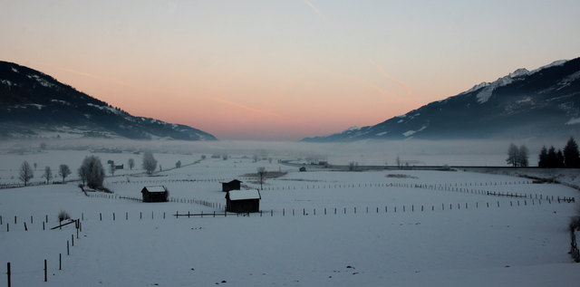 Blick von Stuhlfelden in den Unterpinzgau.