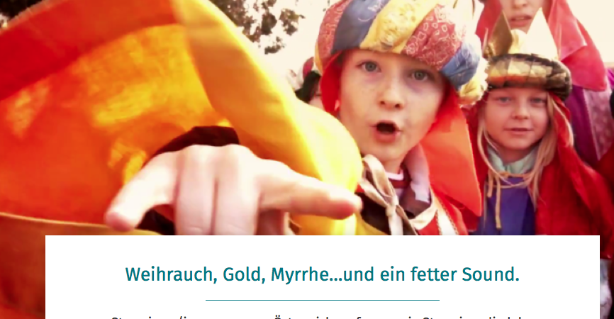 Die Sternsinger folgen alten Traditionen, zeigen sich aber auch mit neue Ideen dem Zeitgeist entsprechend!