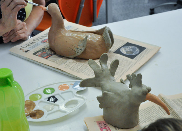 Keramik gestalten im Kunstmuseum Waldviertel