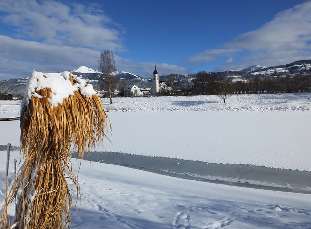 Vor ein paar Tagen noch, jetzt ist der Schnee schon wieder Vergangenheit!
