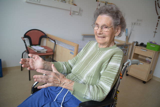 Die 107-jährige Friederike Möller wird heute gerne auf 80 geschätzt.