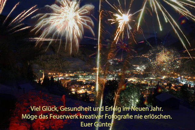 Der Zufall wollte es, dass ich vor 10 Jahren dieses Foto zu Silvester von der Trams aus geschossen hatte. Der Standpunkt war hier ca. 150 Meter über dem Talboden und nicht ca. 1.500 m darüber. Die nachfolgenden Fotos zeigen den Talkessel aus einer Standorthöhe von 2.200 m. © Ing. Günter Kramarcsik