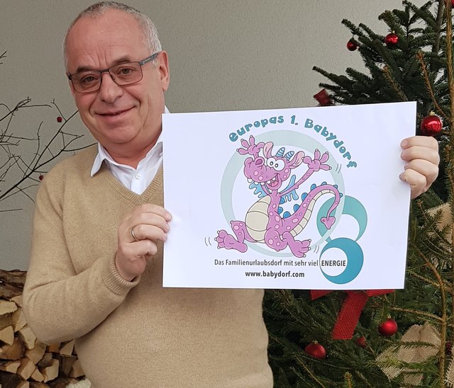 Suche nach Namen: Siggi Neuschitzer als Obmann des Tourismusvereins "Europas 1. Babydorf" sucht mit der Woche einen Namen