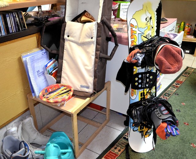 Skateboards und Skistiefel werden auch kostenlos abgegeben