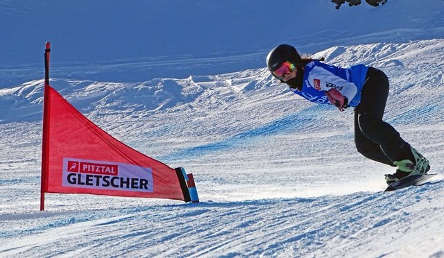 Pia Zerkhold durfte sich beim Europacuprennen in der Schweiz über einen Podestplatz freuen. | Foto: Zerkhold